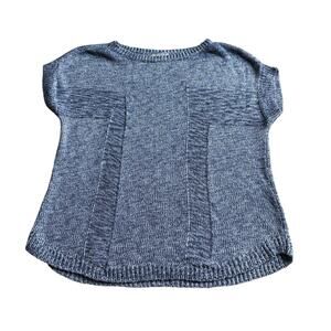 LOFT Heathered Blue Sweater Top Size M